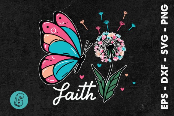 Faith Dandelion Butterfly Positive SVG Review for Real Projects