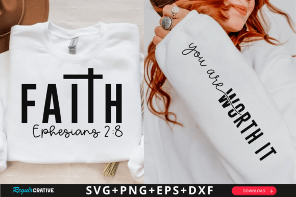 Faith Ephesians Sleeve Positive SVG Review for Real Projects