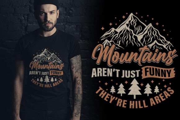 Funny Vintage Mountain Lover T-Shirt Review for Real Embroidery Projects