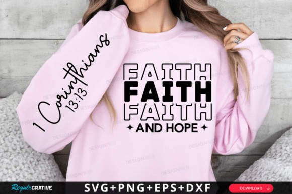 Review of Faith and Hope Sleeve Svg Design for Real Projects