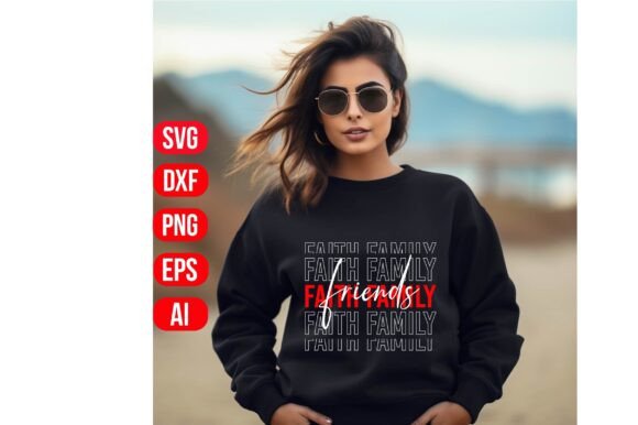 Review of Faith Family Friends Svg T-shirt