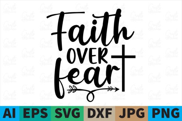 Review of Faith over Fear Christian SVG Design for Real Projects