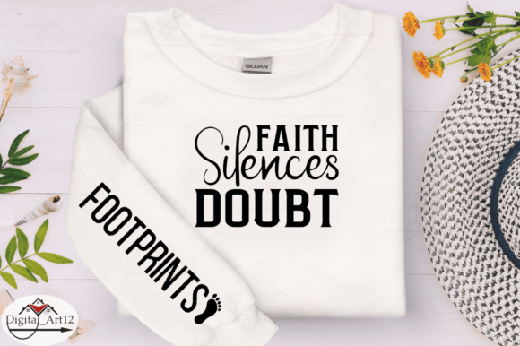Review of Faith Silences Doubt Sleeve SVG Design