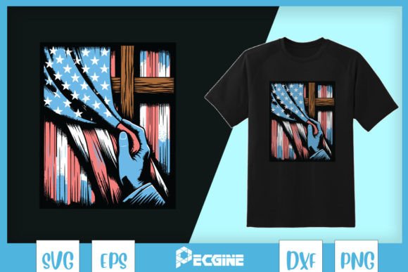 USA Flag Faith Over Fear Women's SVG Review